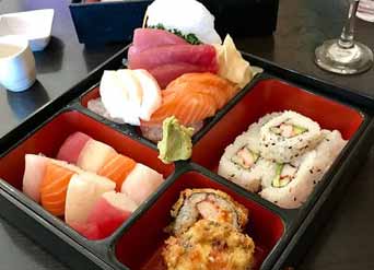 sashimi lunch combo